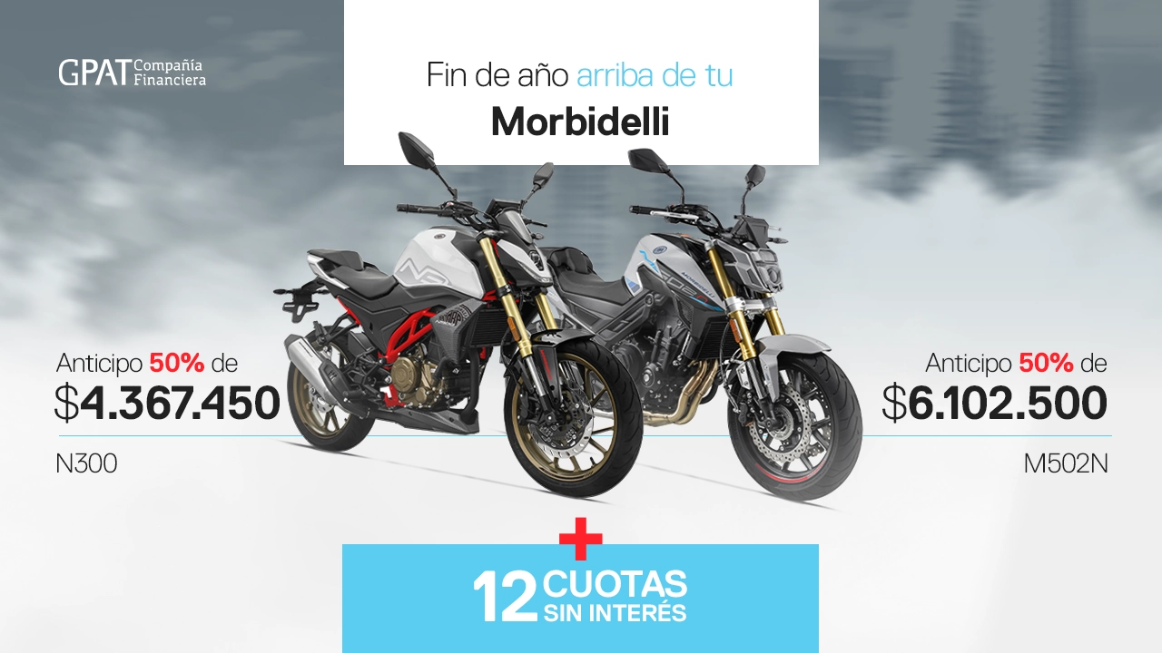 Financiá tu próxima Morbidelli
